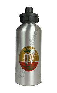 TWA QV in the Sun Bag Sticker Aluminum Water Bottle