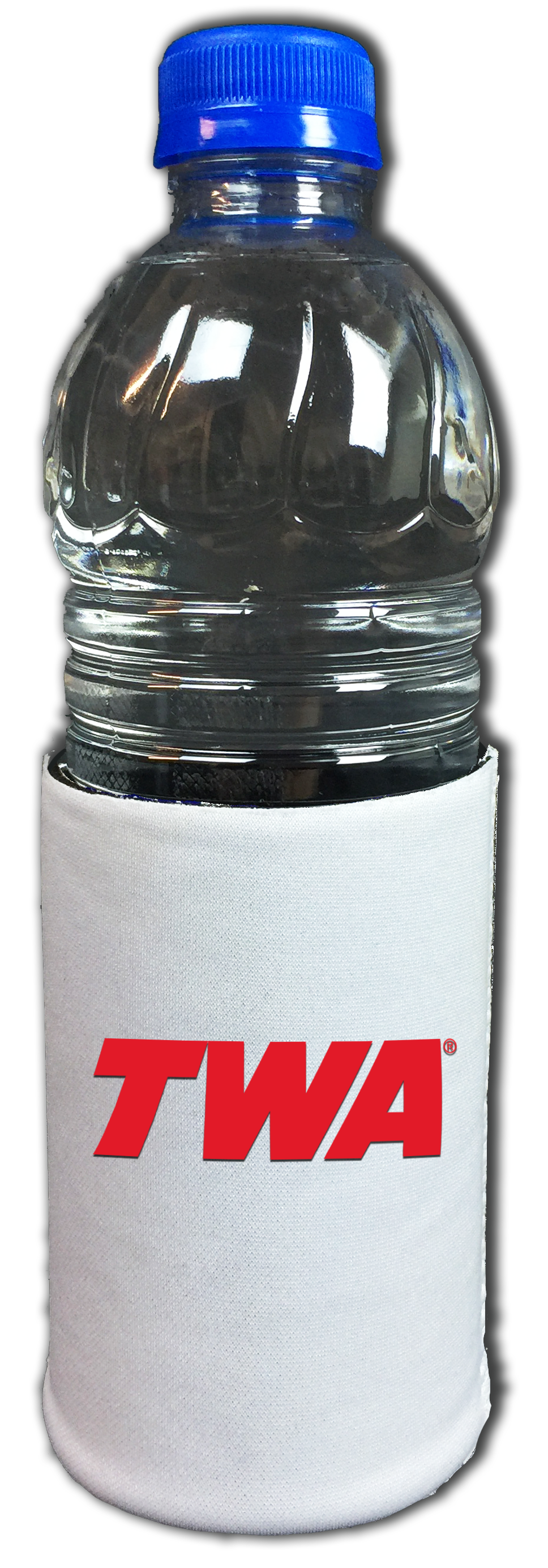 TWA Red Logo Bag Sticker Beverage Wrap