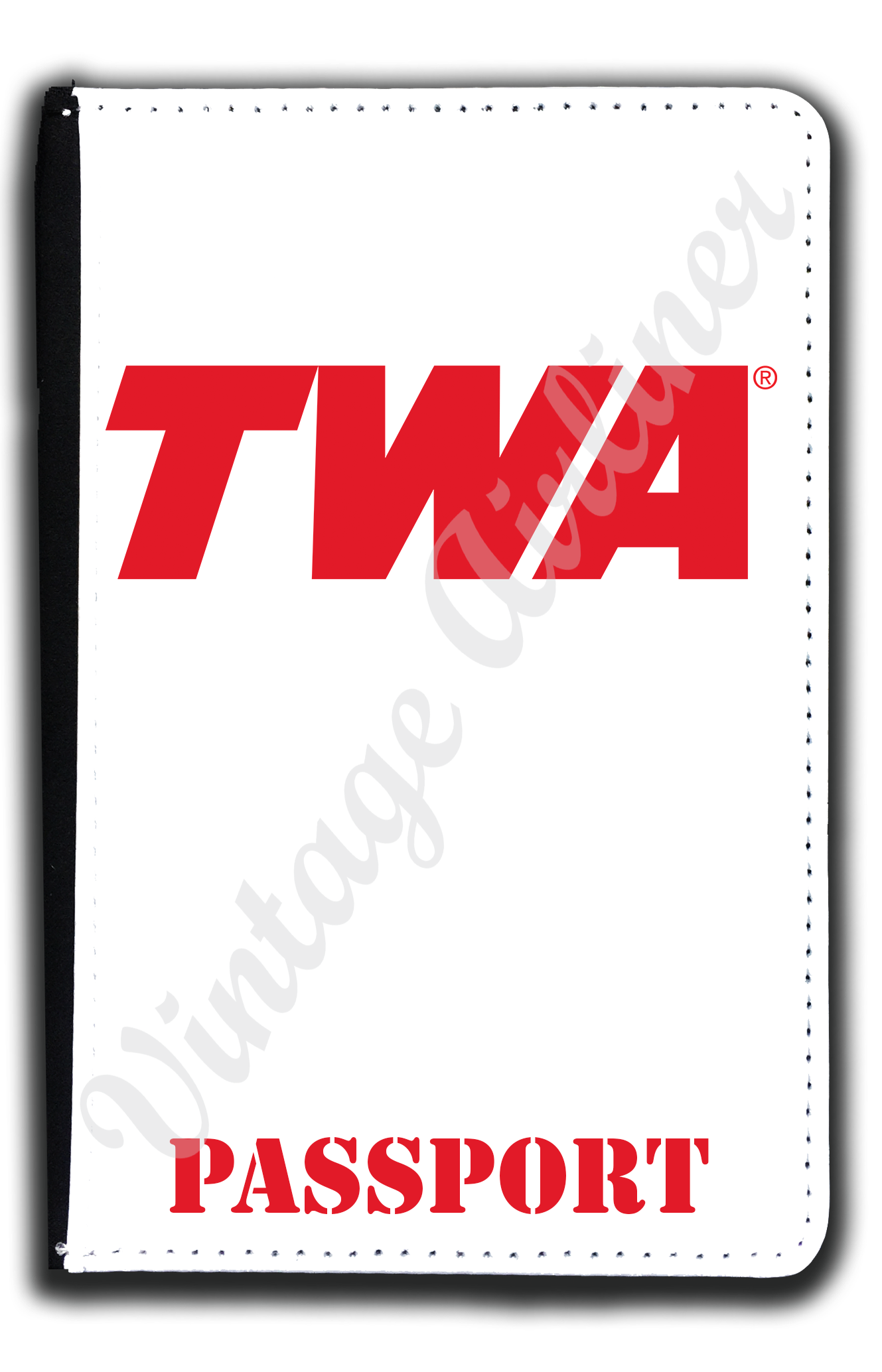 TWA Red Logo Passport Case