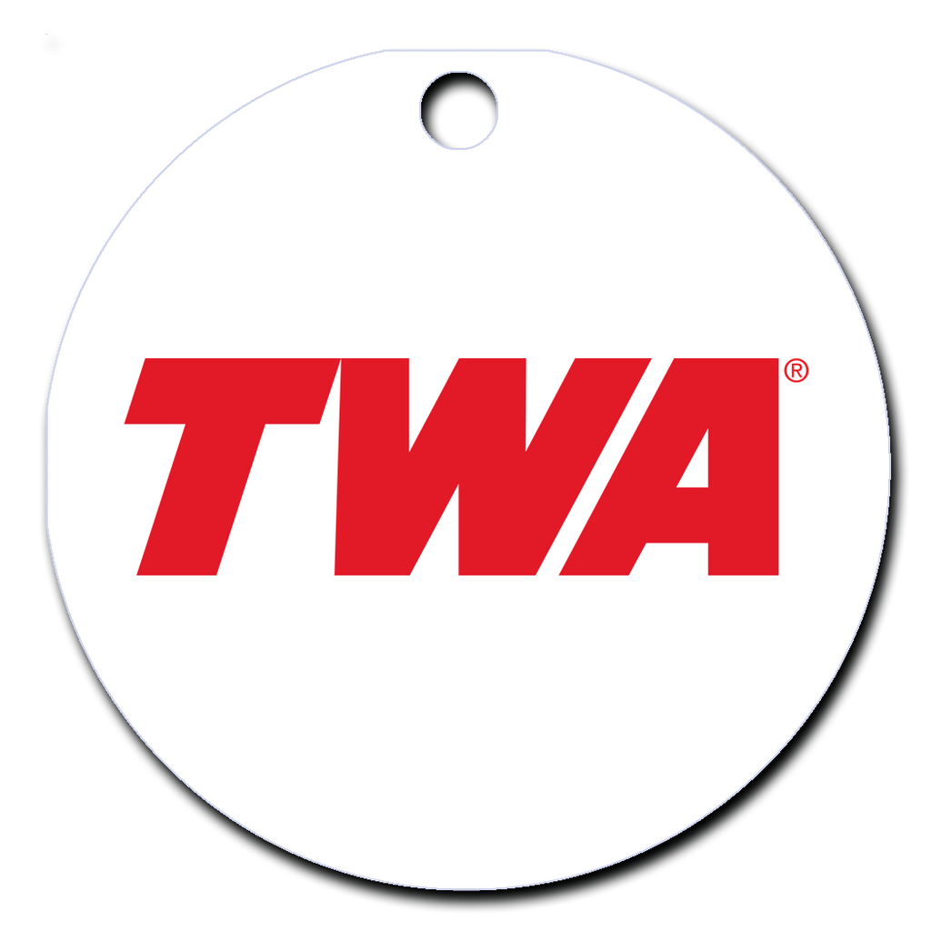 TWA Red Logo Ornaments