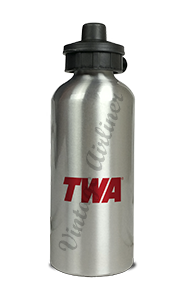 TWA 1975 Logo Aluminum Water Bottle