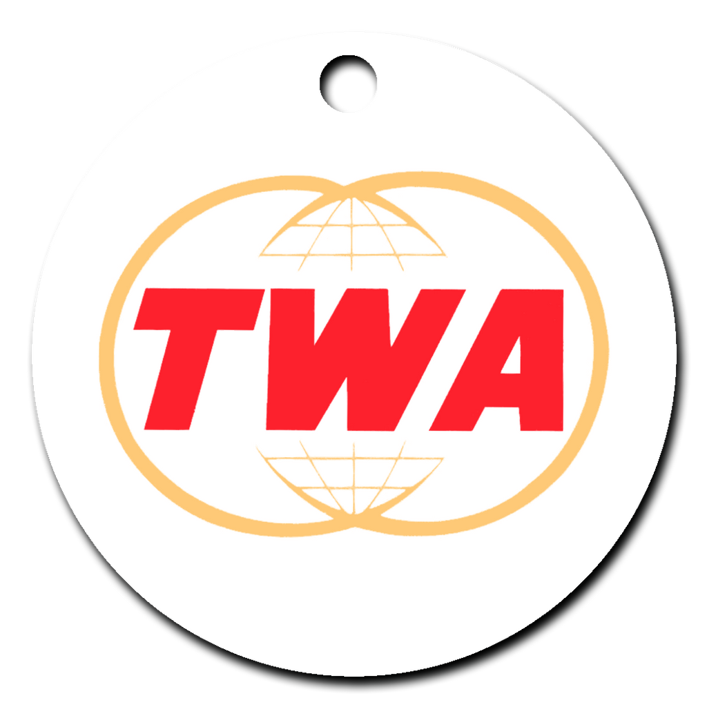 TWA Twin Globe Logo Ornaments