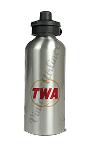 TWA 1959 Globe Logo Aluminum Water Bottle