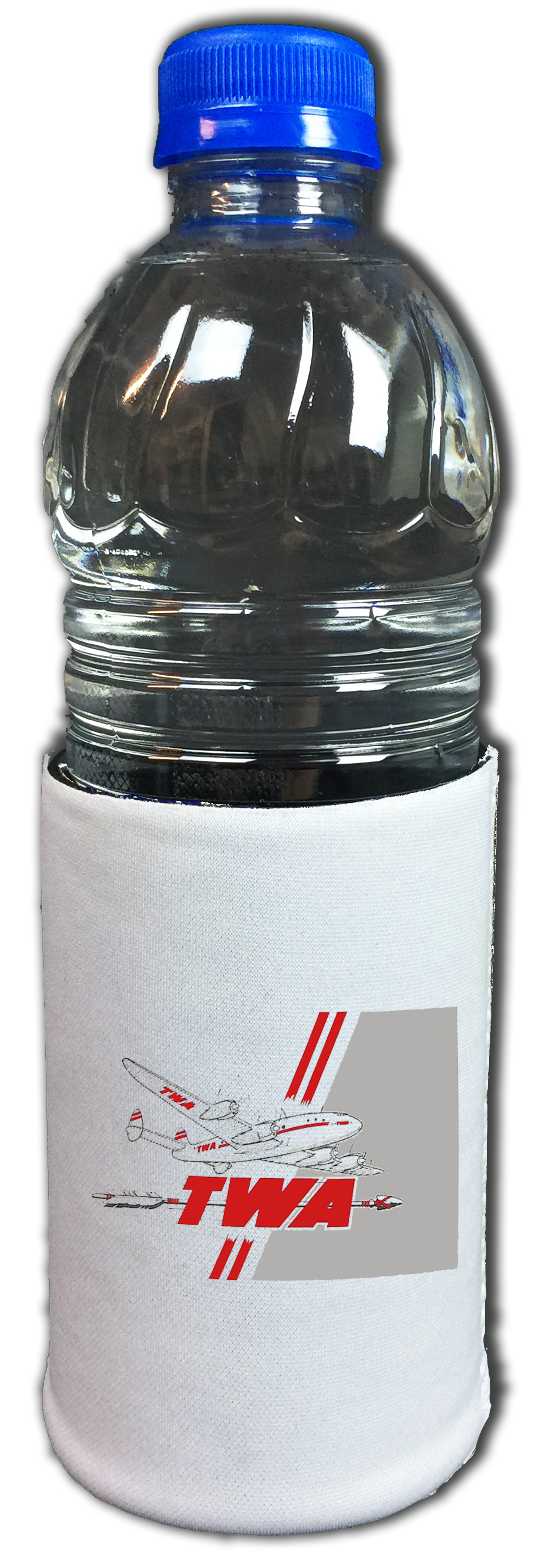 TWA 1947 Ticket Jacket Cover Bag Sticker Beverage Wrap