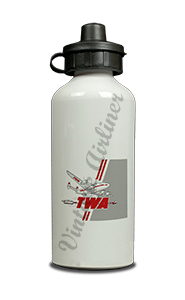 TWA 1946 Ticket Jacket Cover Aluminum Water Bottle