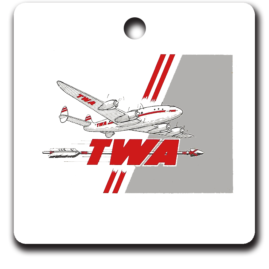 TWA 1947 Ticket Jacket Logo Ornaments