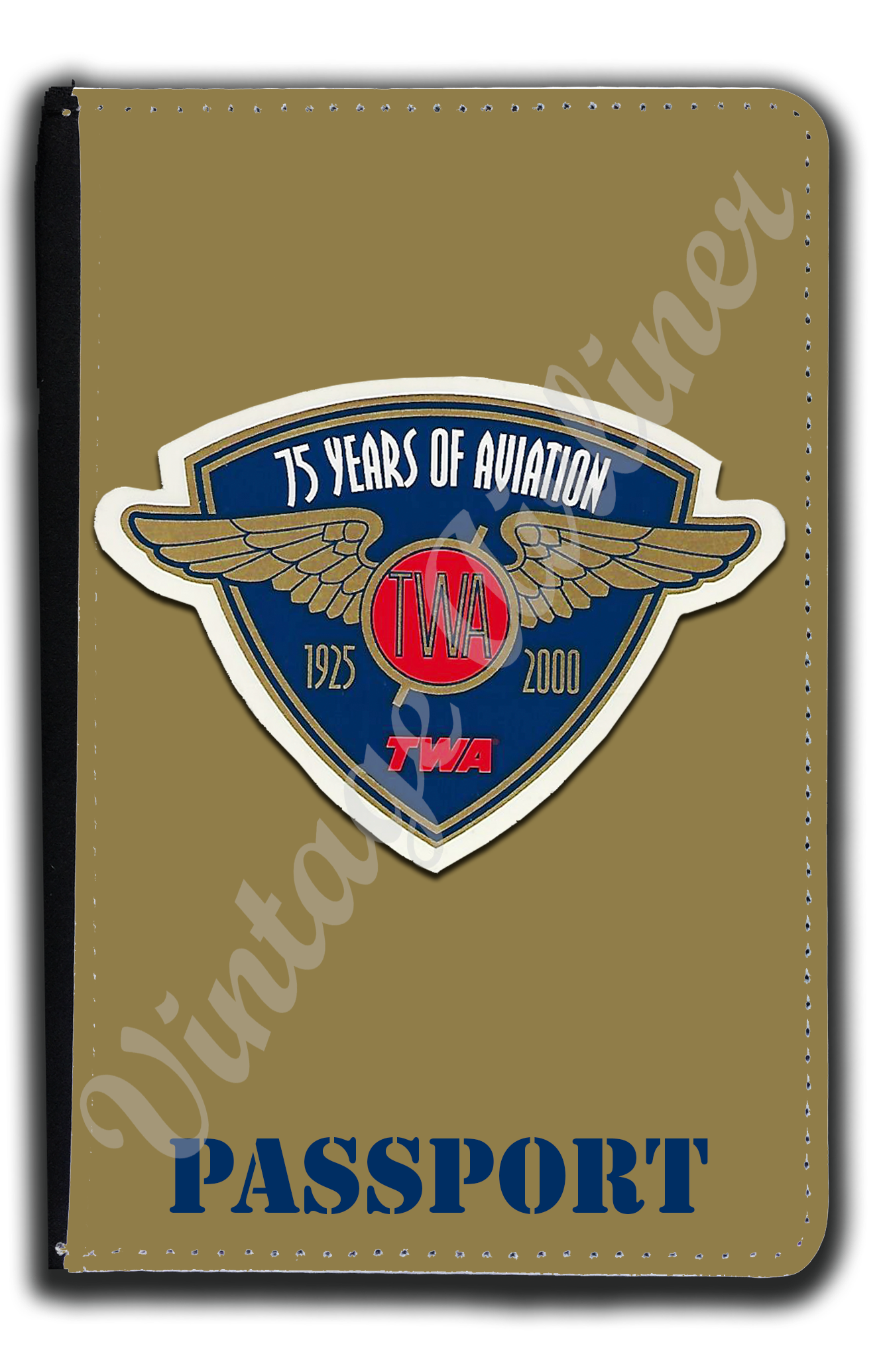 TWA 75 Years of Aviation Passport Case