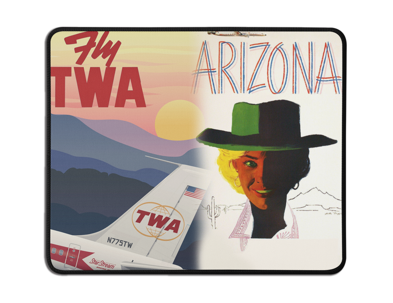 TWA Arizona Collage Mousepad