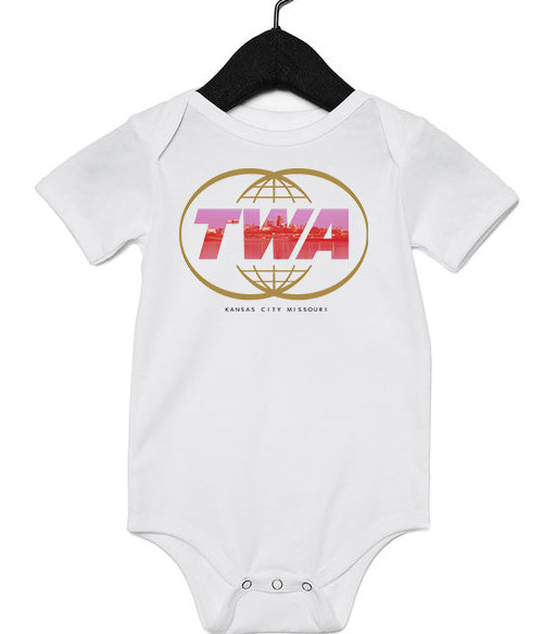 TWA Globe Infant Onesie