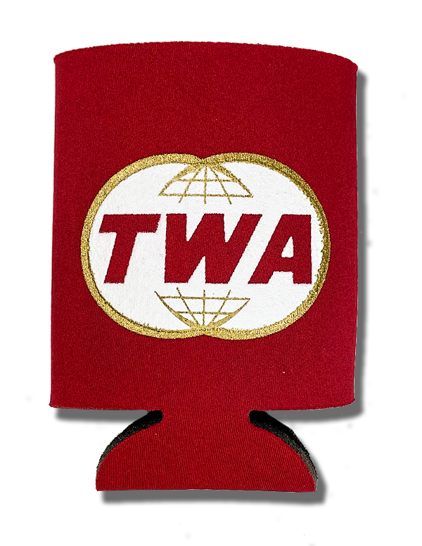 TWA Globe Logo Beverage Wrap