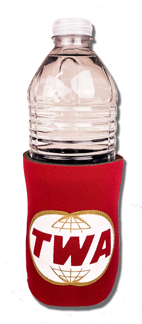 TWA Globe Logo Beverage Wrap