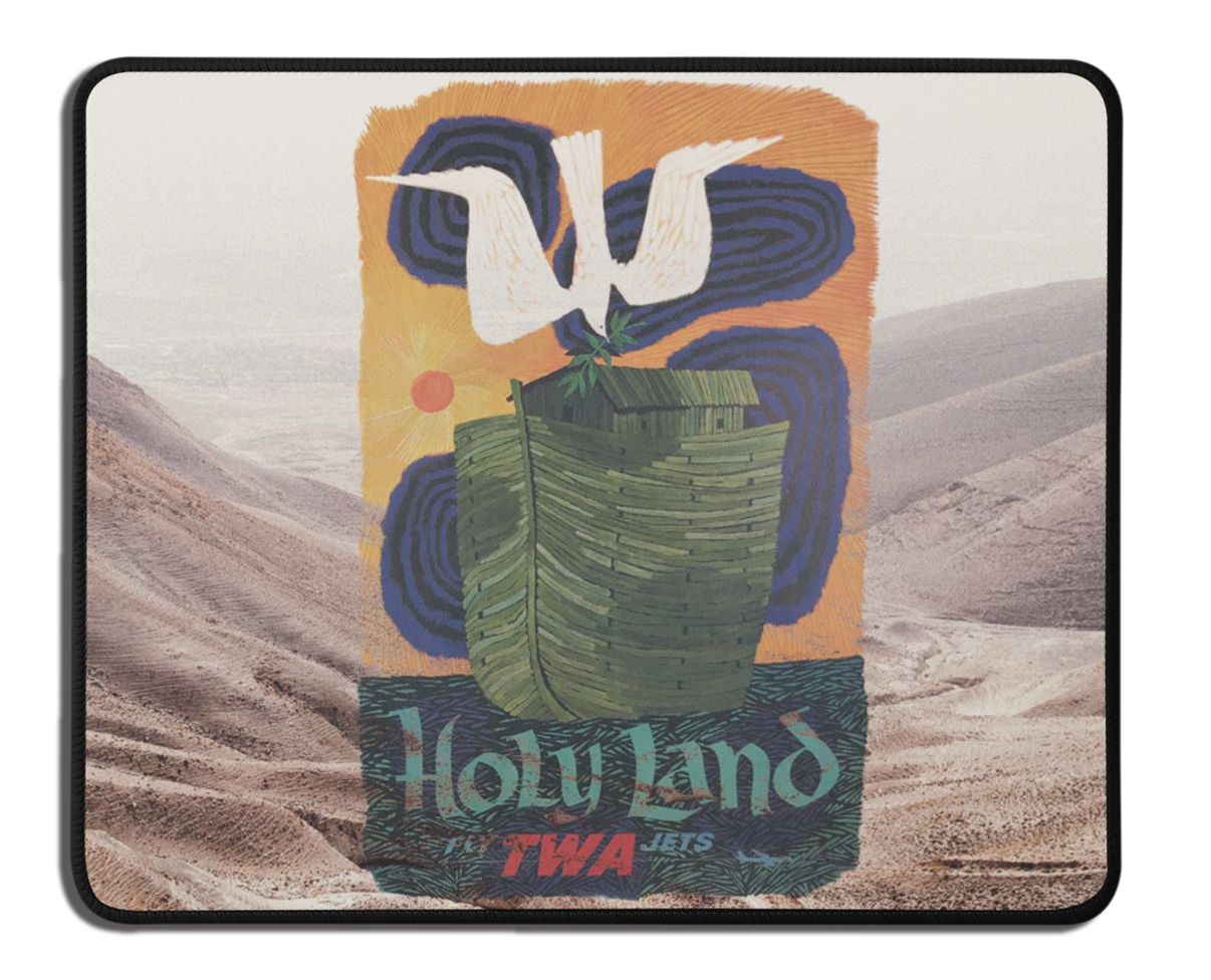 TWA Holy Land Collage Mousepad