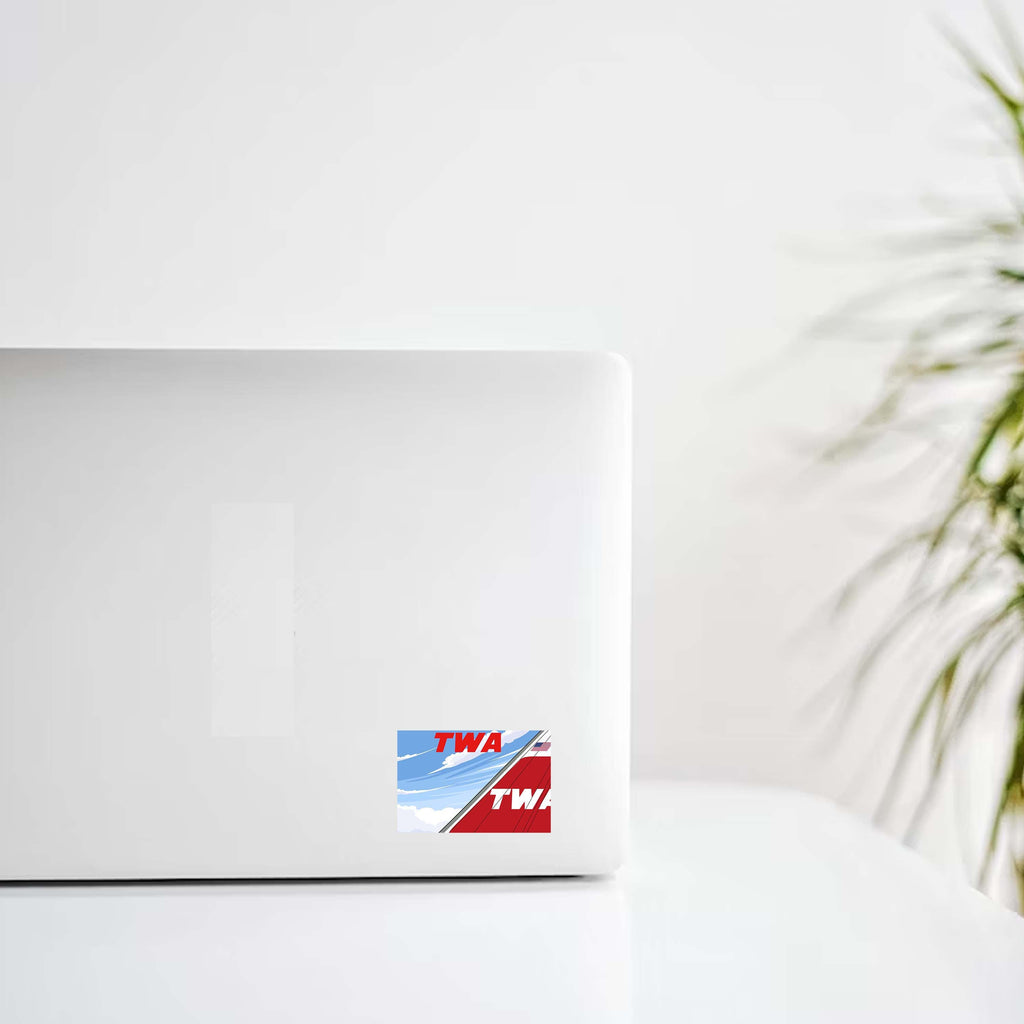 TWA Livery Tail Design Decal Stickers
