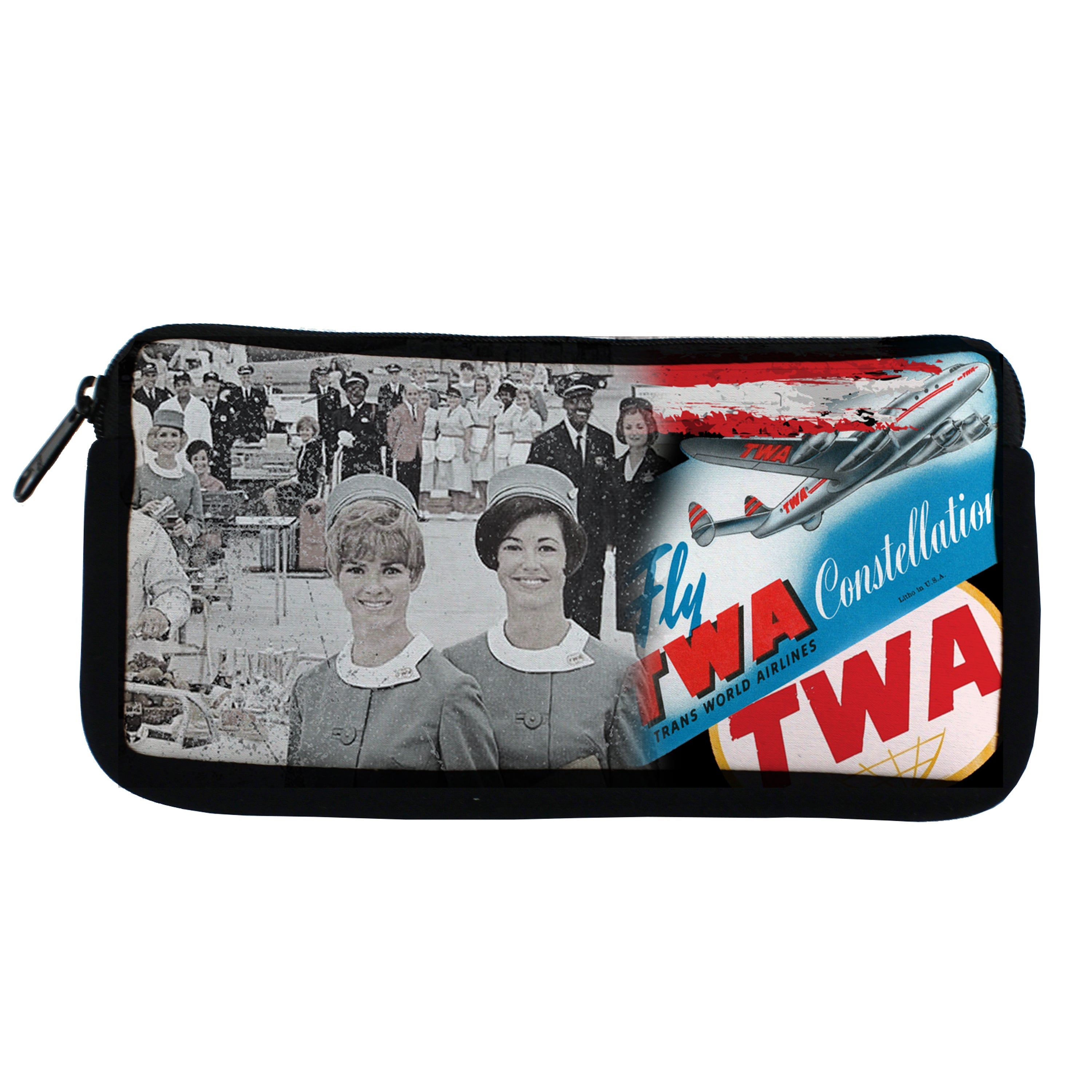 TWA Constellation Vintage Travel Pouch
