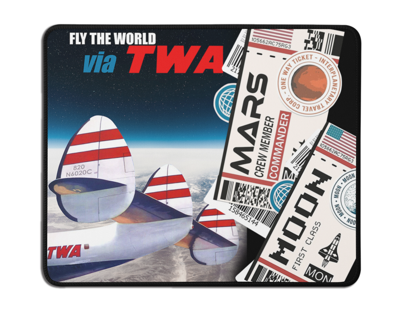 TWA Fly The World Mousepad