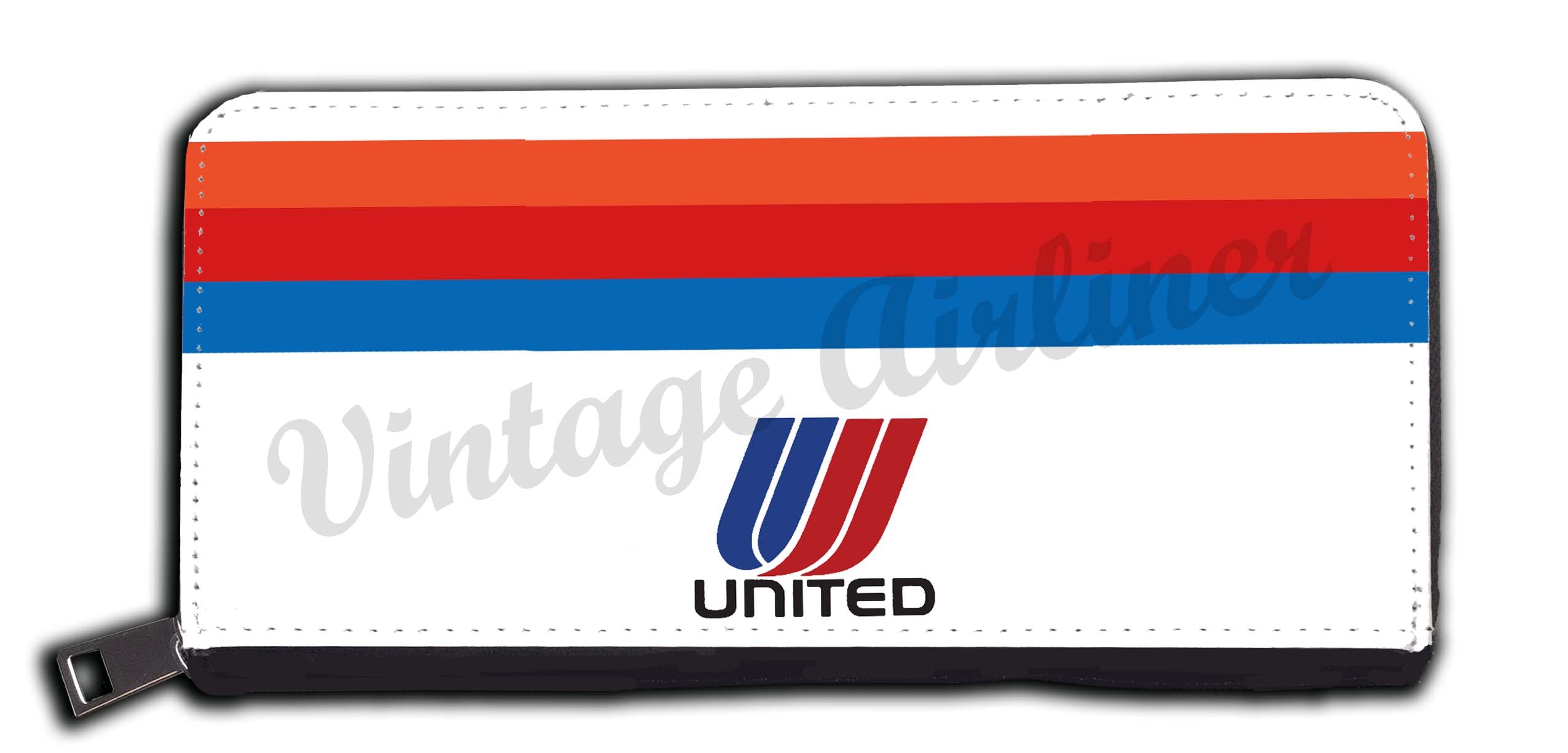 United Airlines Red & Blue Logo Wallet