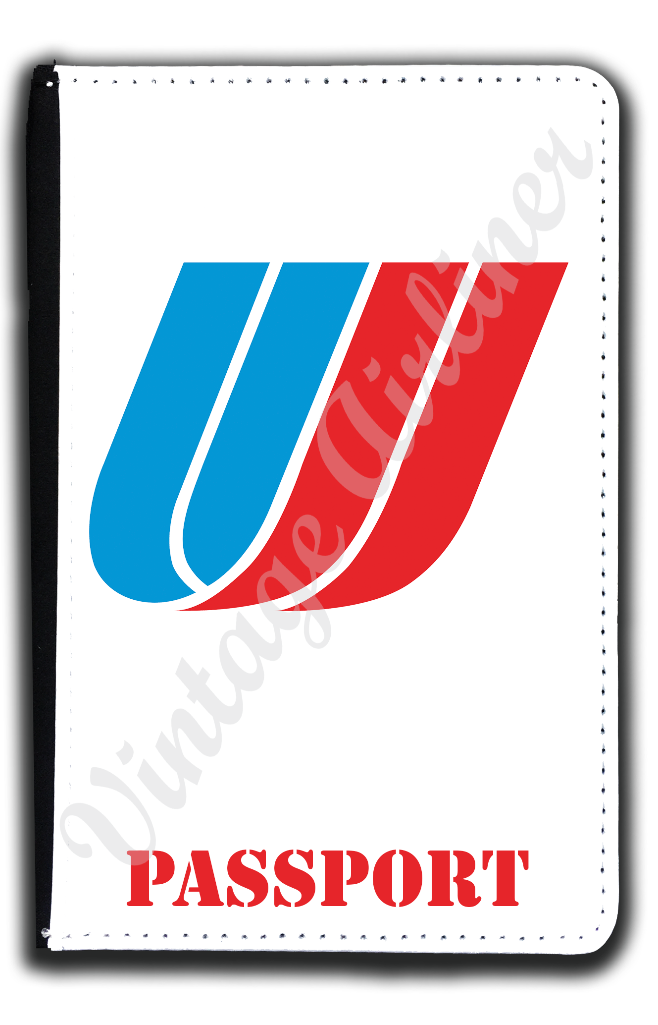 United Airlines Tulip Logo Passport Case