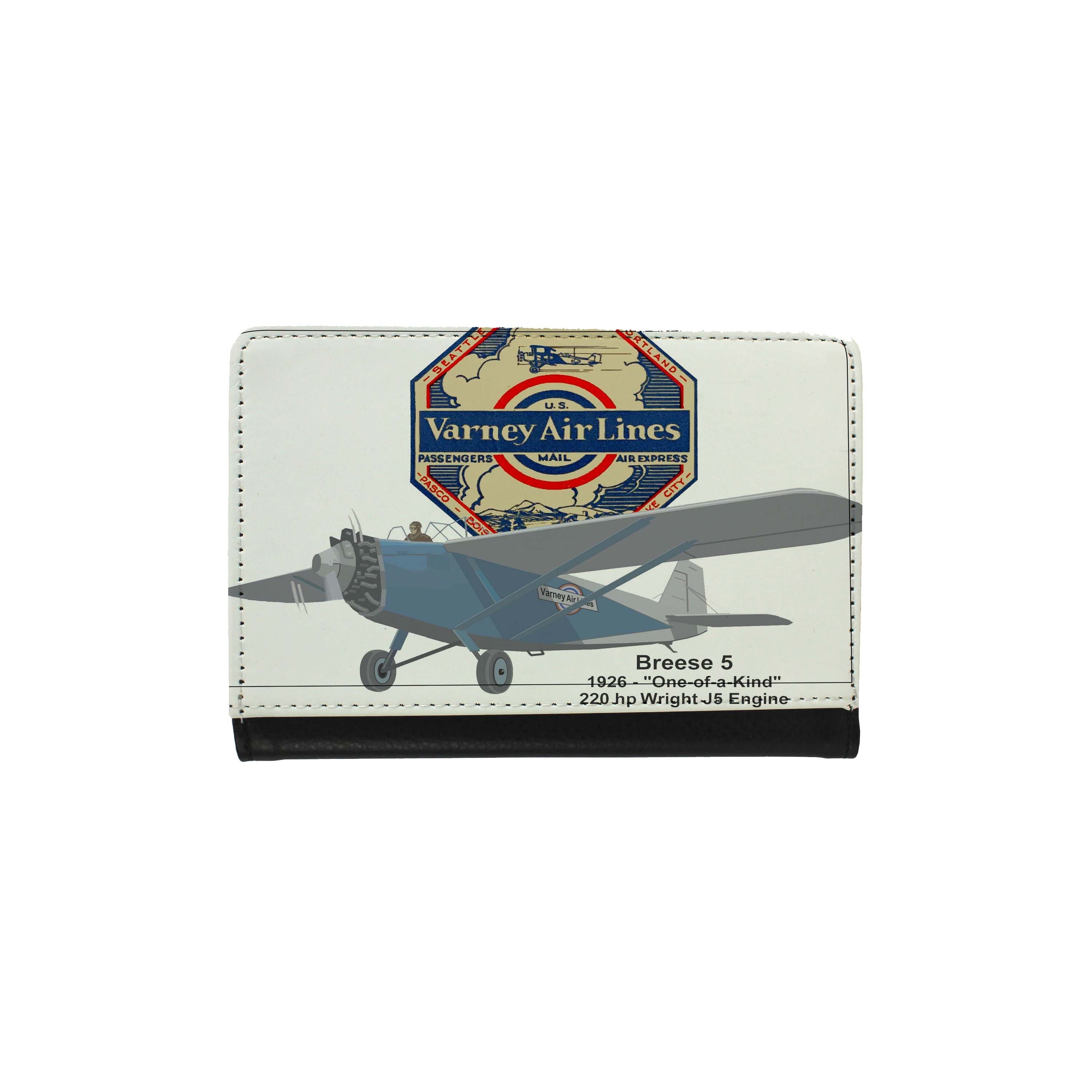 Varney Air Lines Breese 5 Passport Case