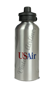 US Air 1989 Logo Aluminum Water Bottle
