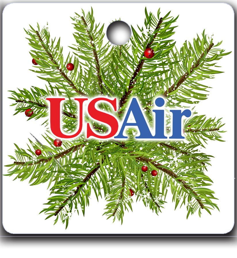 US Air 1989 Logo Ornaments