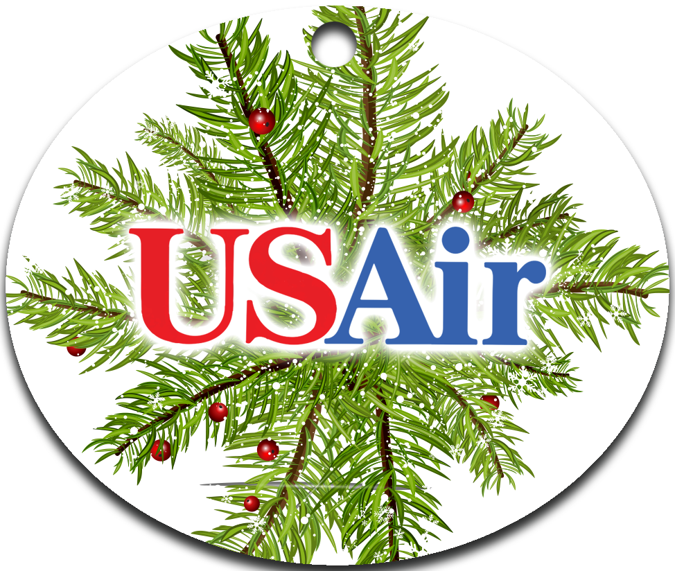 US Air 1989 Logo Ornaments