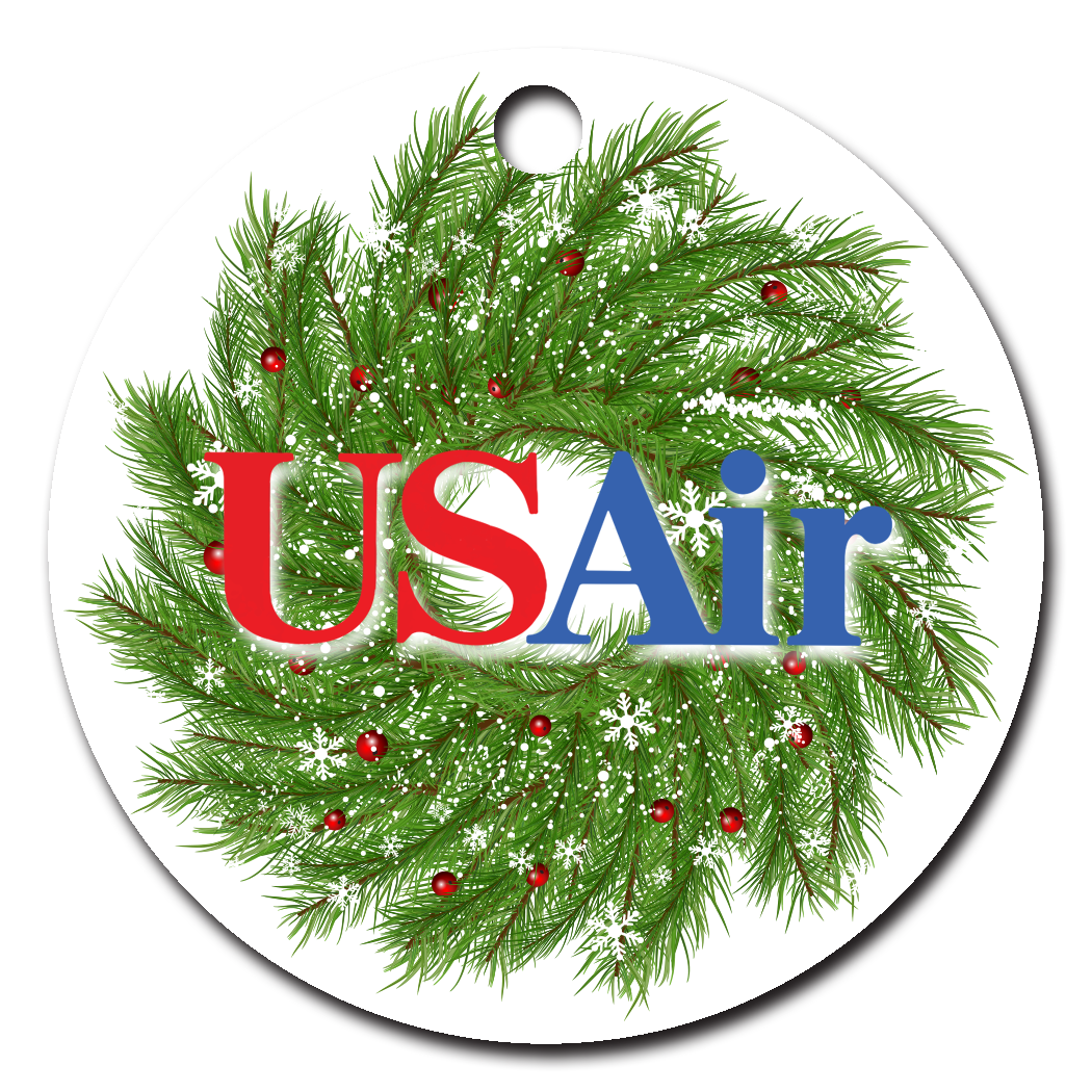 US Air 1989 Logo Ornaments