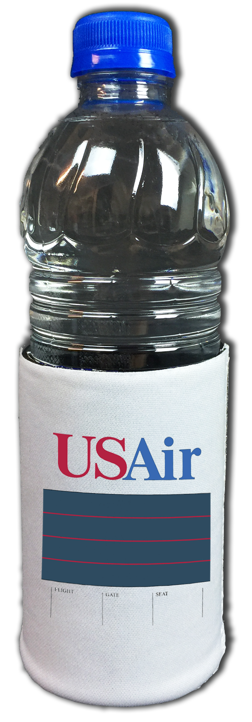 US Air Timetable Cover Bag Sticker Beverage Wrap