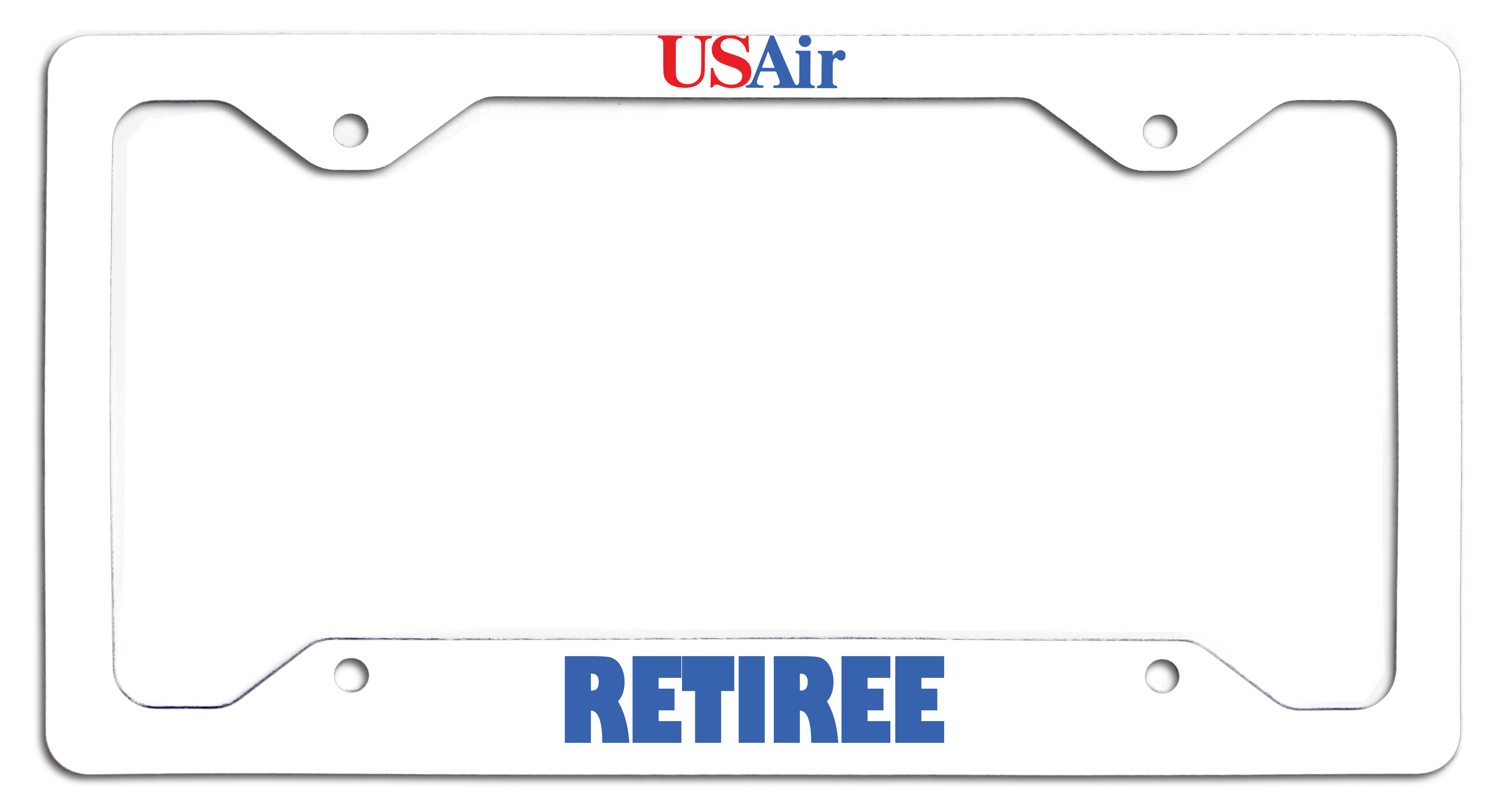 USAir Retiree - License Plate Frame - Last Logo