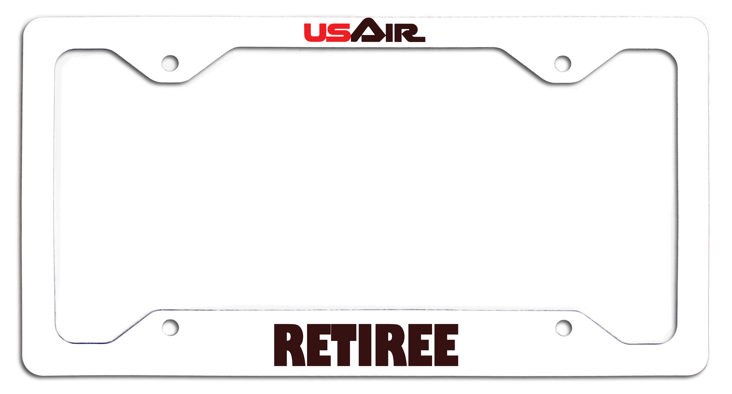 USAir Retiree - License Plate Frame - First Logo