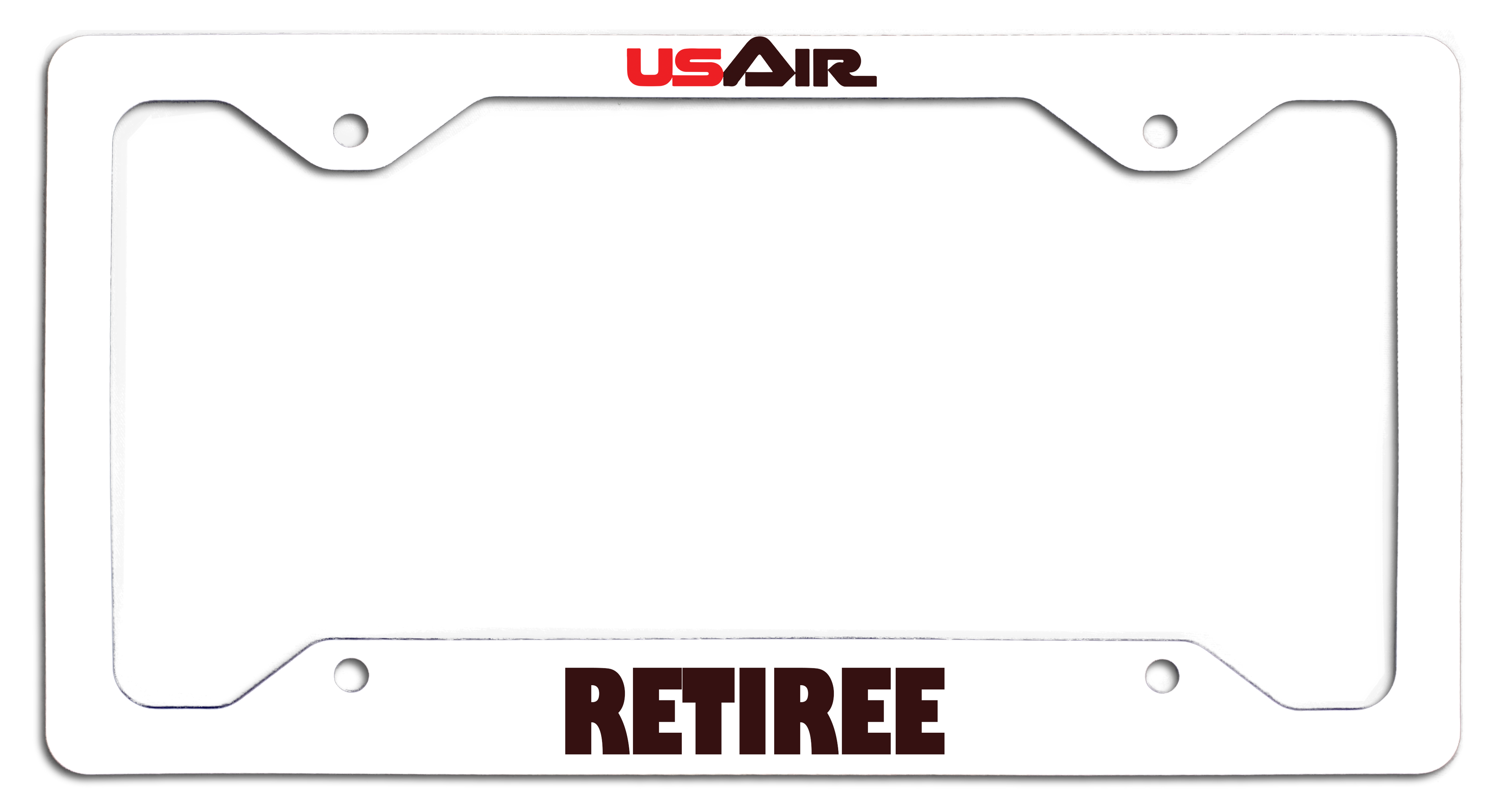 USAir Retiree - License Plate Frame - First Logo