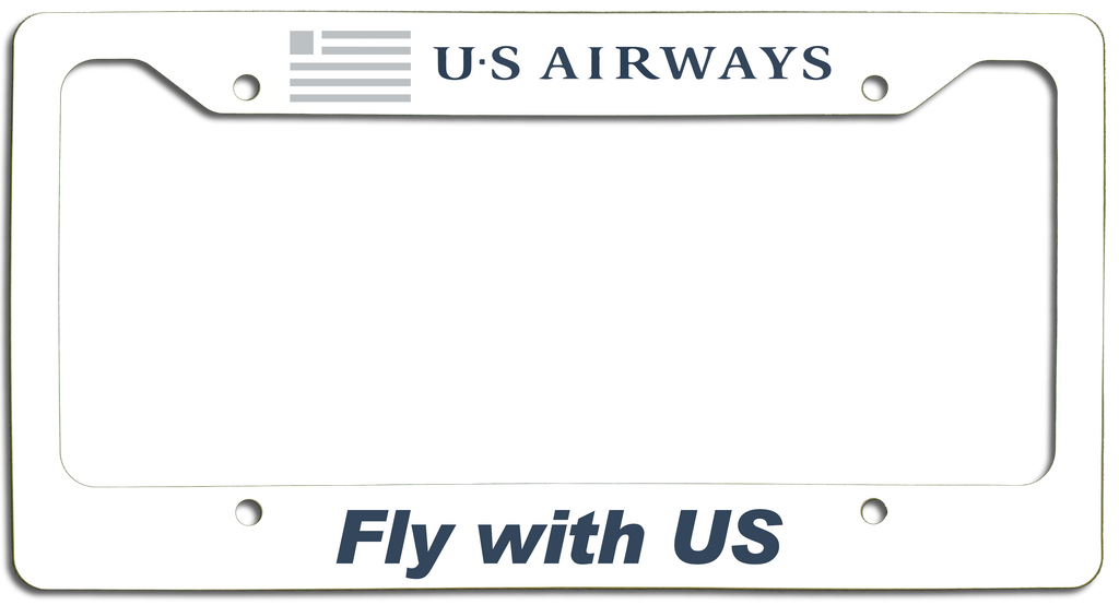 US Airways - Fly with US - License Plate Frame