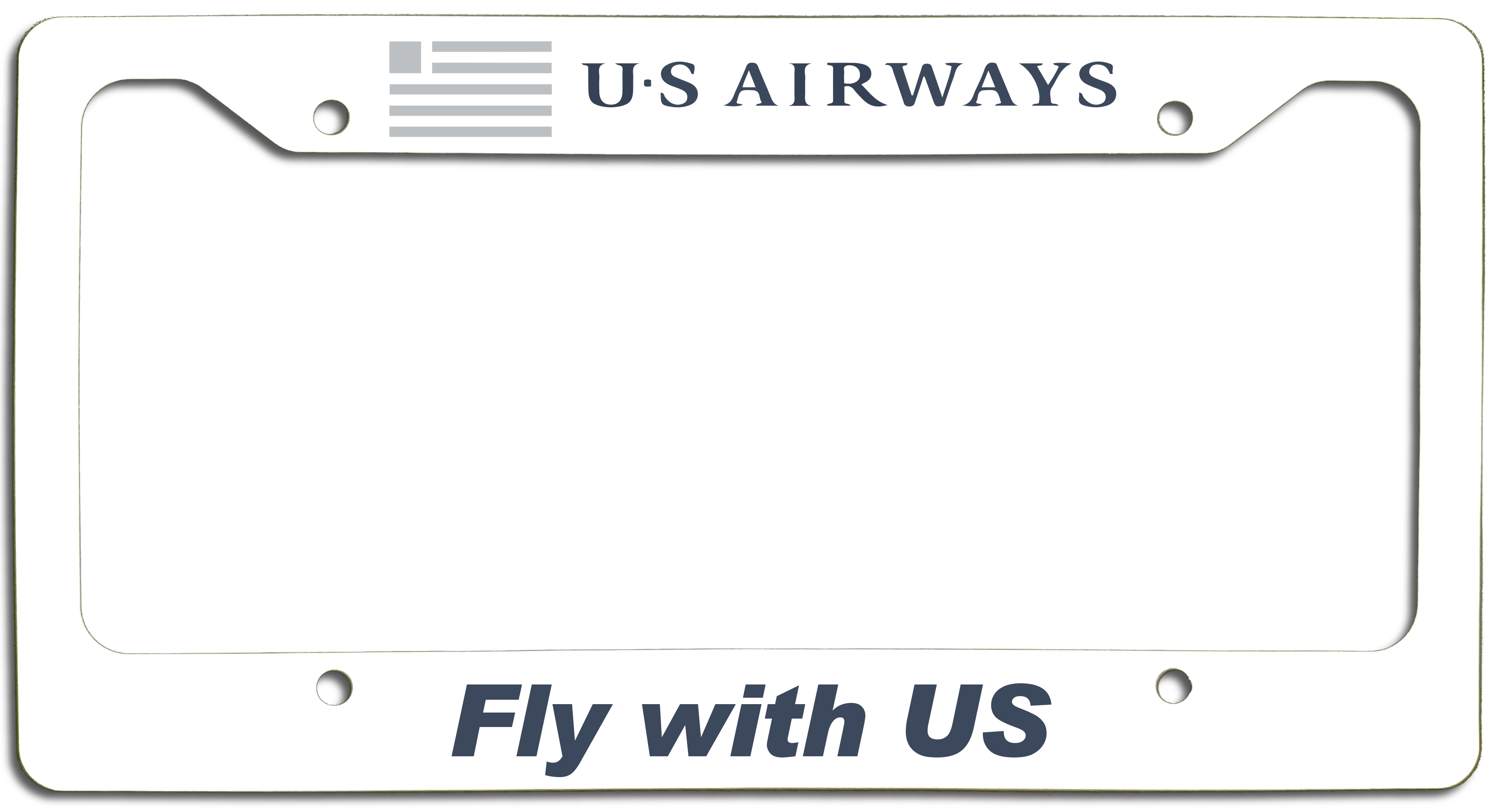 US Airways - Fly with US - License Plate Frame