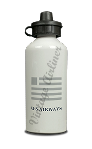 US Airways Logo Aluminum Water Bottle