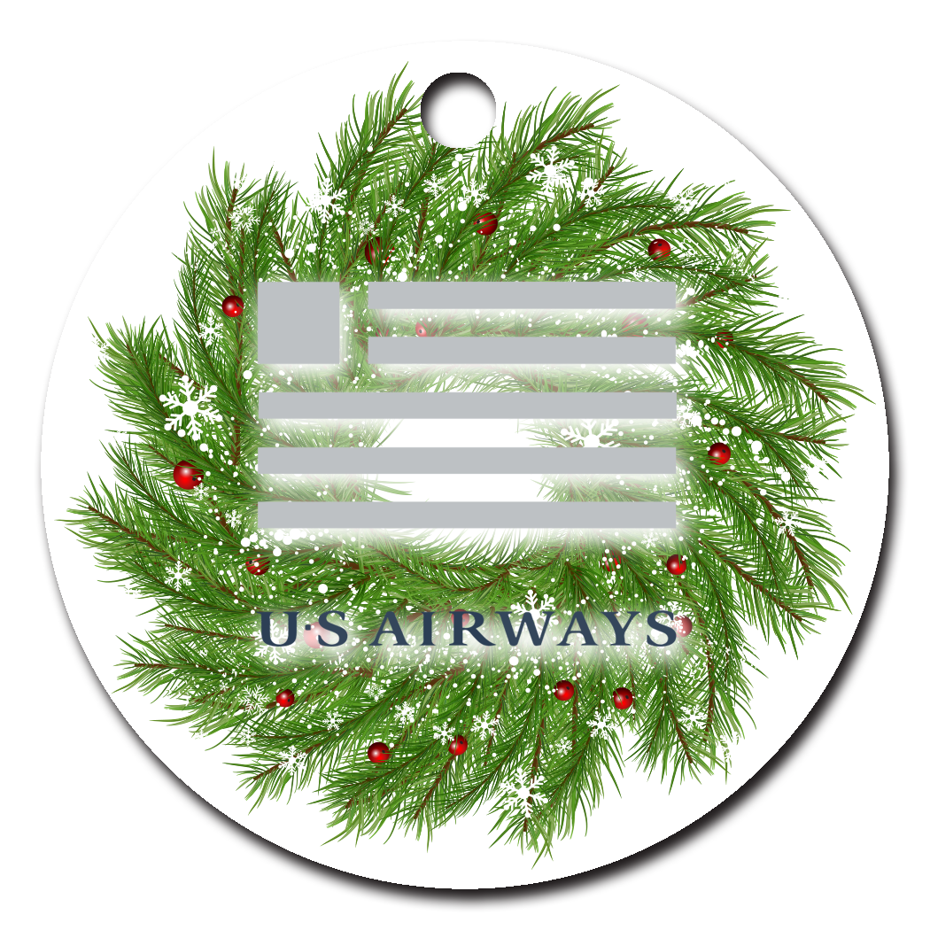 US Airways Logo Ornaments