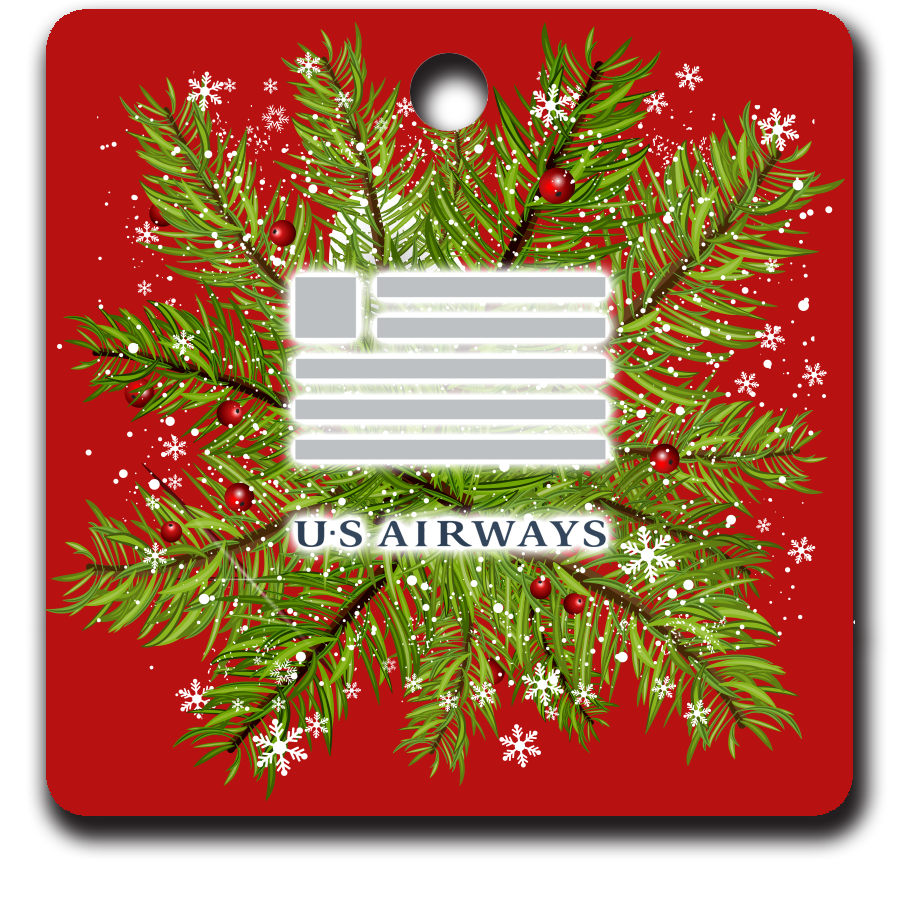 US Airways Logo Ornaments