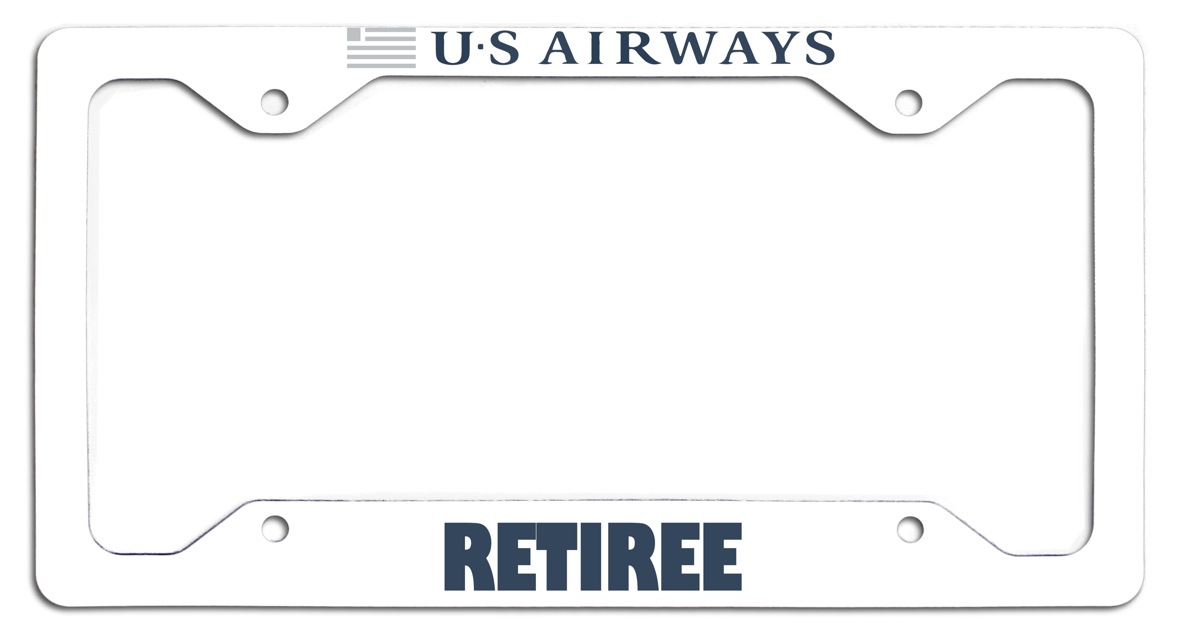 US Airways Retiree - License Plate Frame