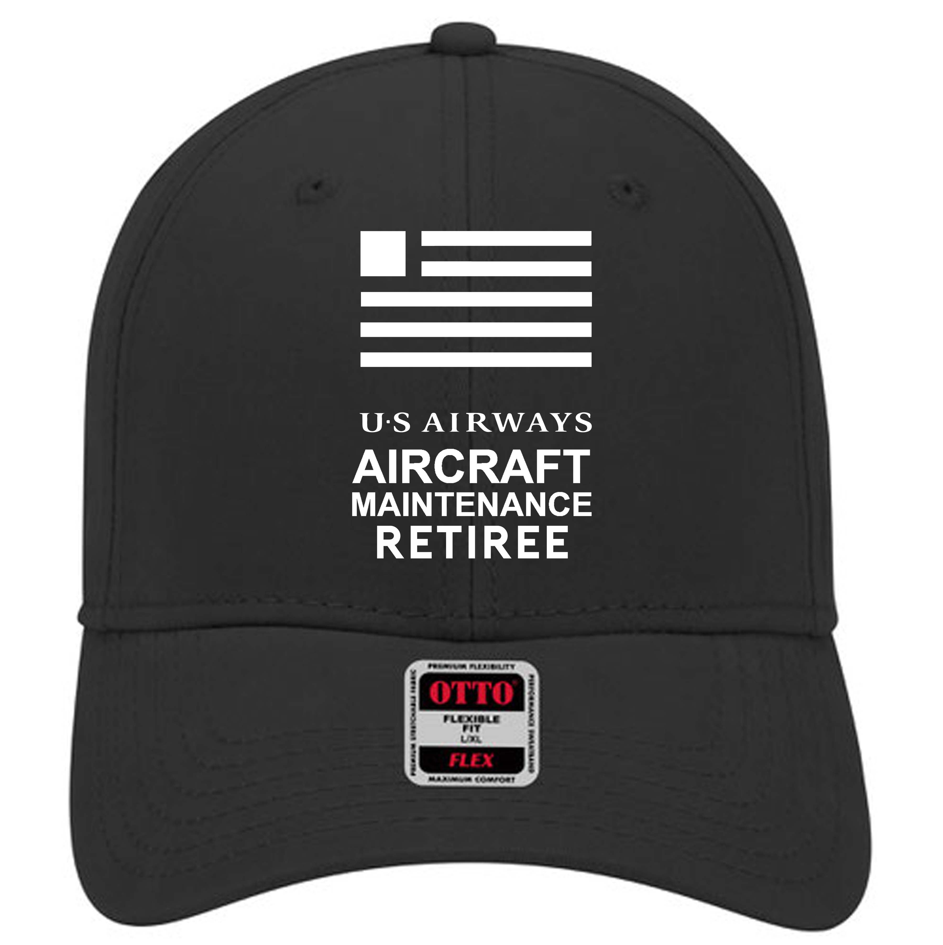 RETIREE US Airways Aircraft Maintenance Flex Cap