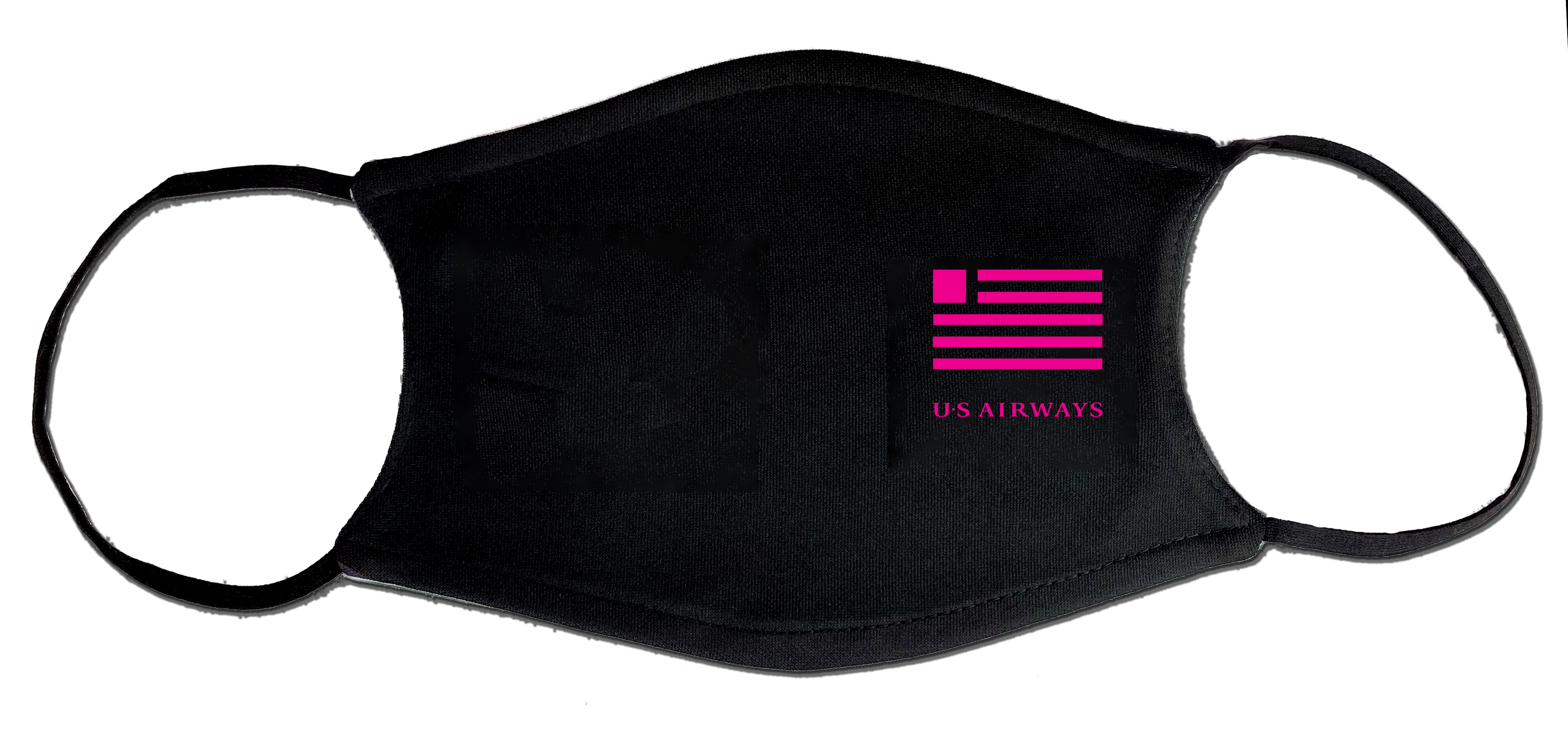 US Airways Pink Logo Face Mask