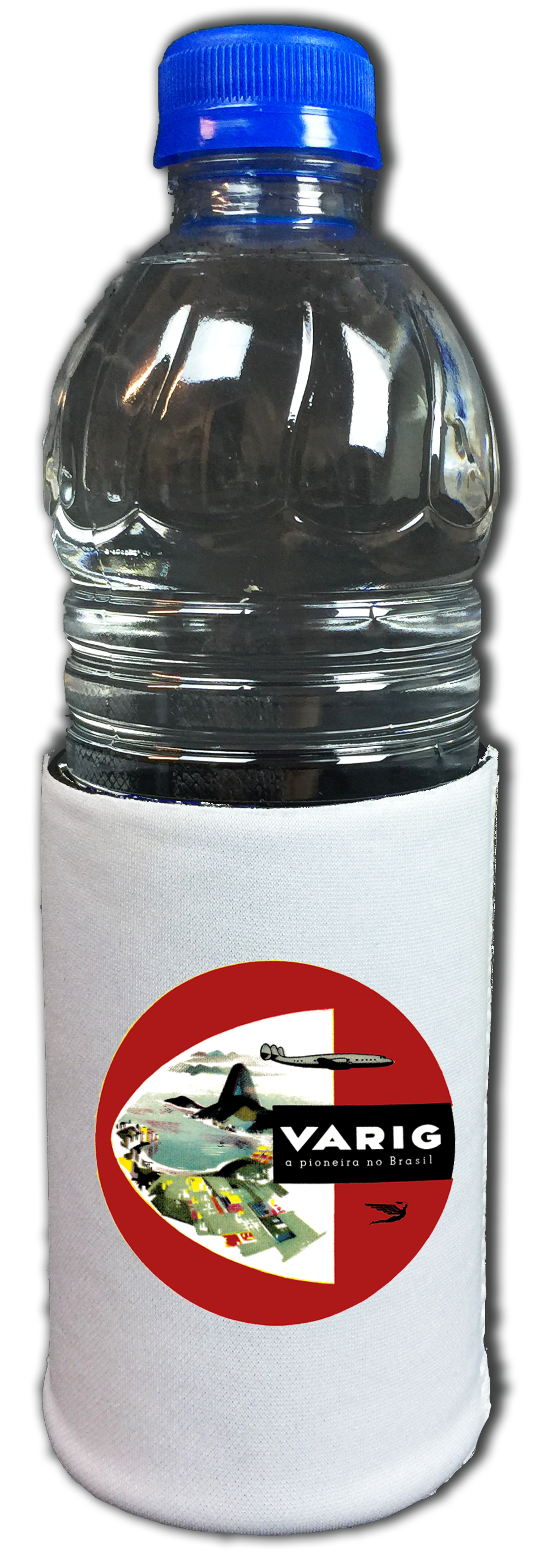Varig Airlines Vintage Bag Sticker Beverage Wrap