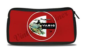 Varig Airlines Vintage Bag Sticker Travel Pouch
