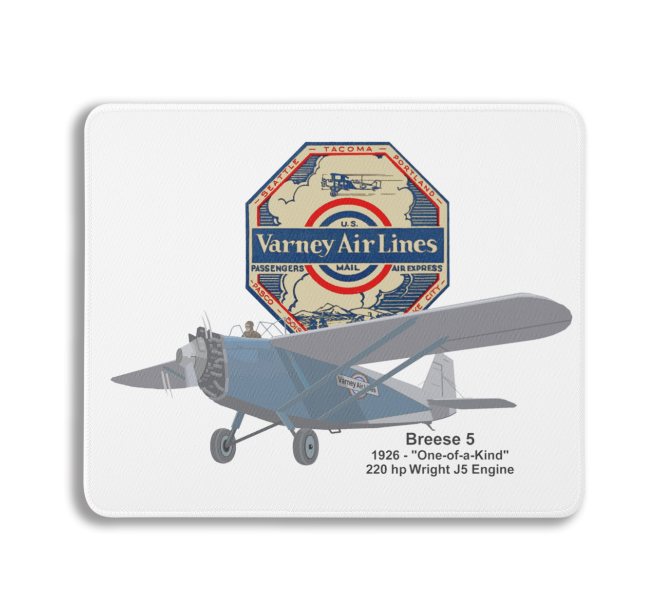 Varney Airlines Breese 5 Mousepad