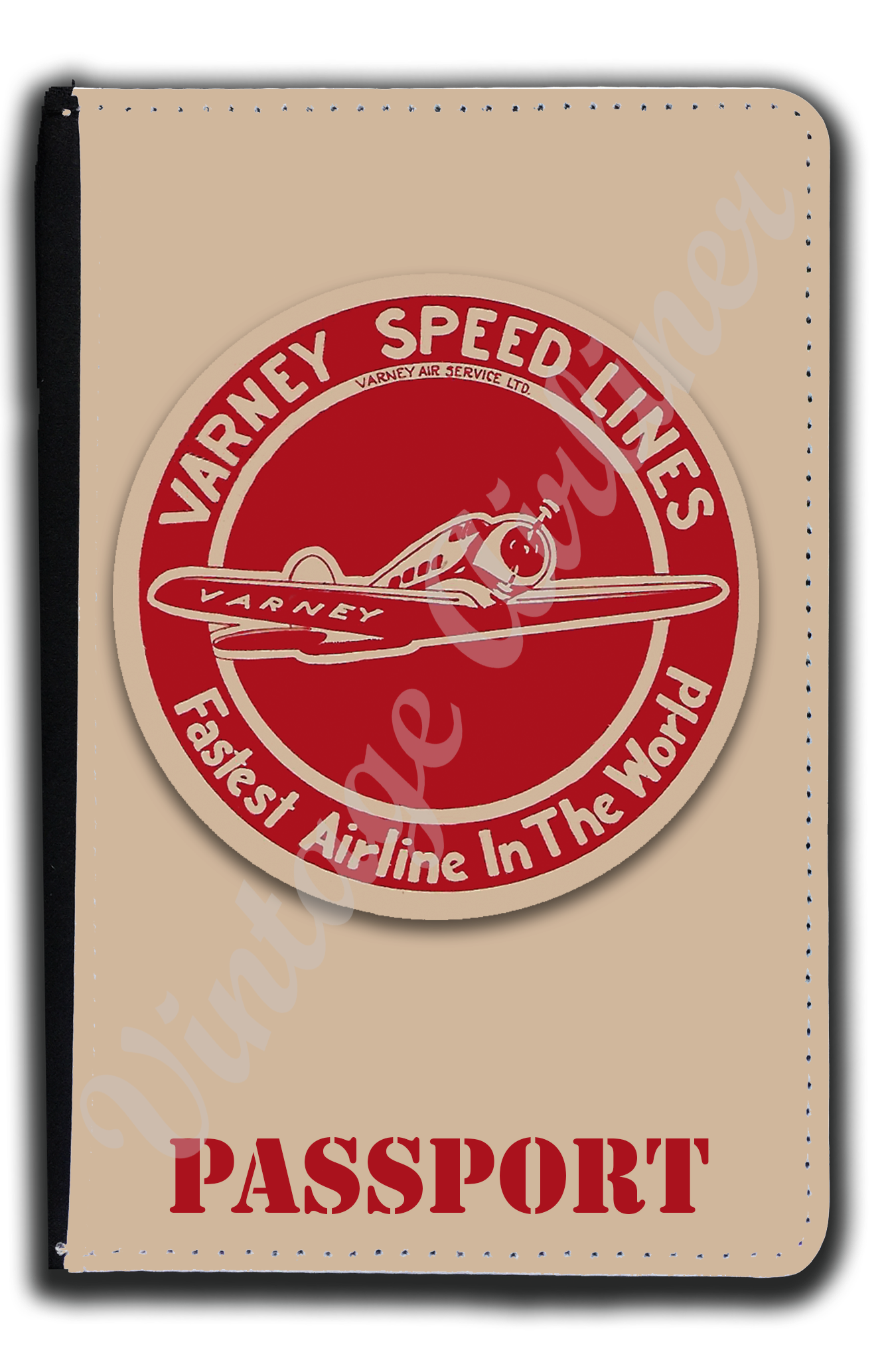 Varney Speed Lines Bag Sticker Passport Case