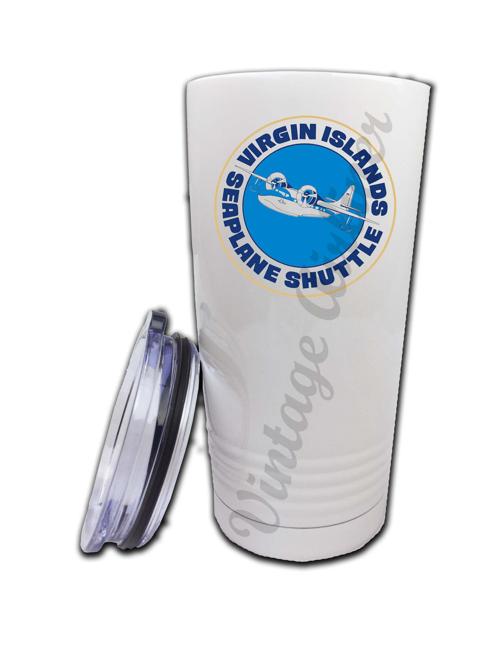 Virgin Island Seaplane Shuttle Bag Sticker Tumbler