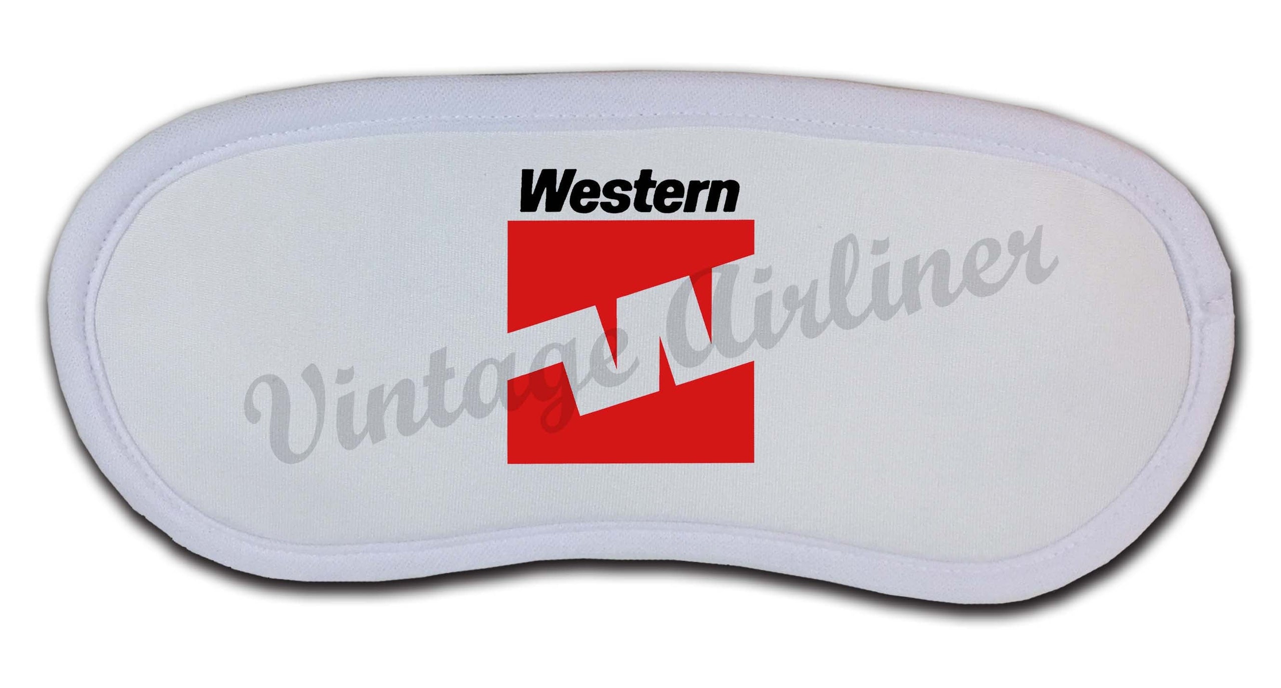 Western Airlines Last Logo Sleep Mask