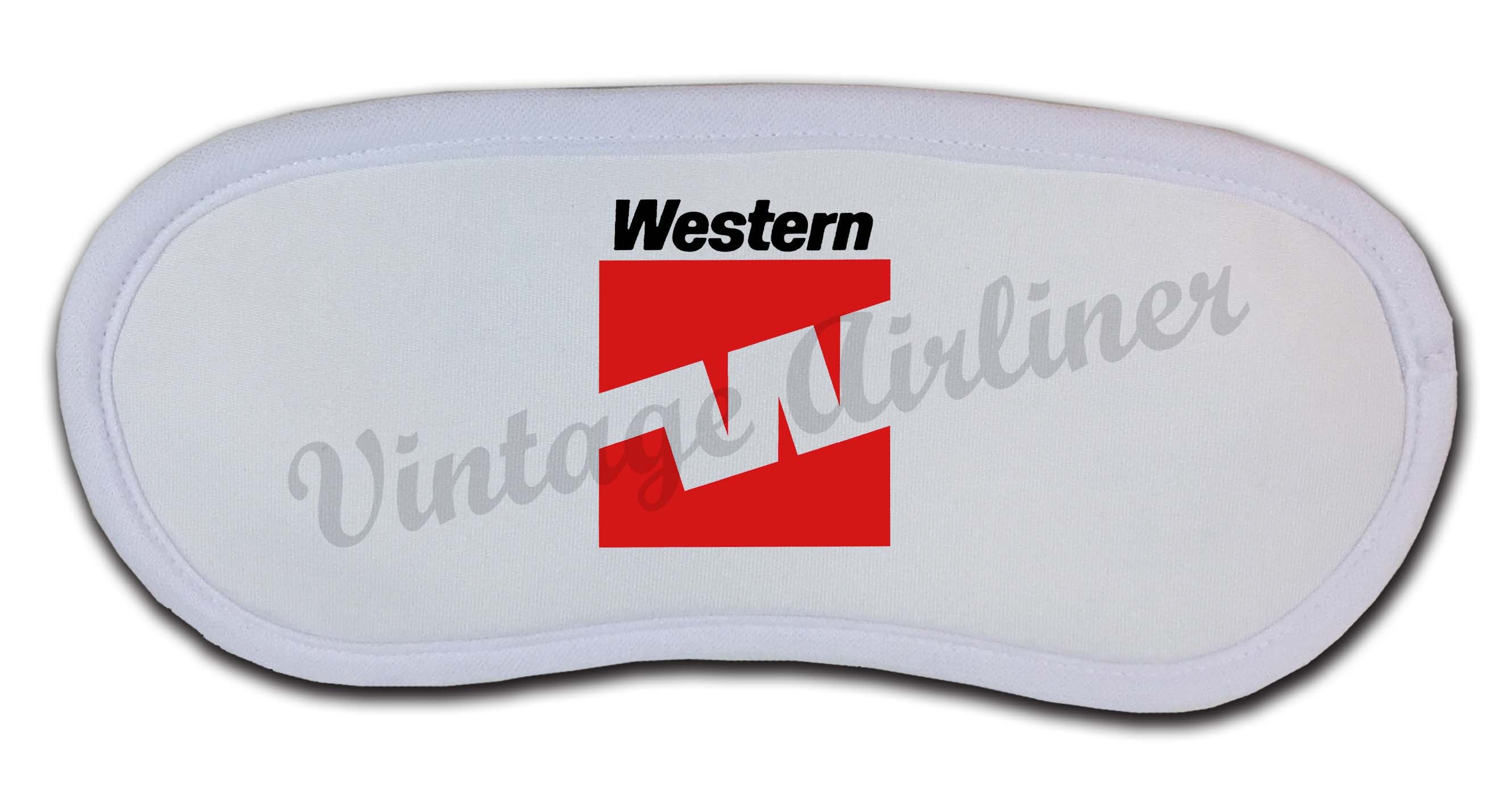 Western Airlines Last Logo Sleep Mask