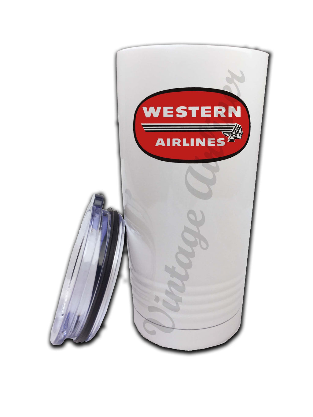 Western Airlines 1950's Vintage Logo Tumbler