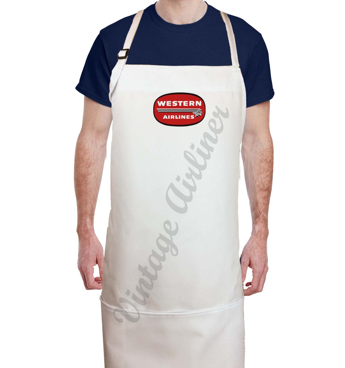 Western Airlines 1950's Vintage Logo Apron