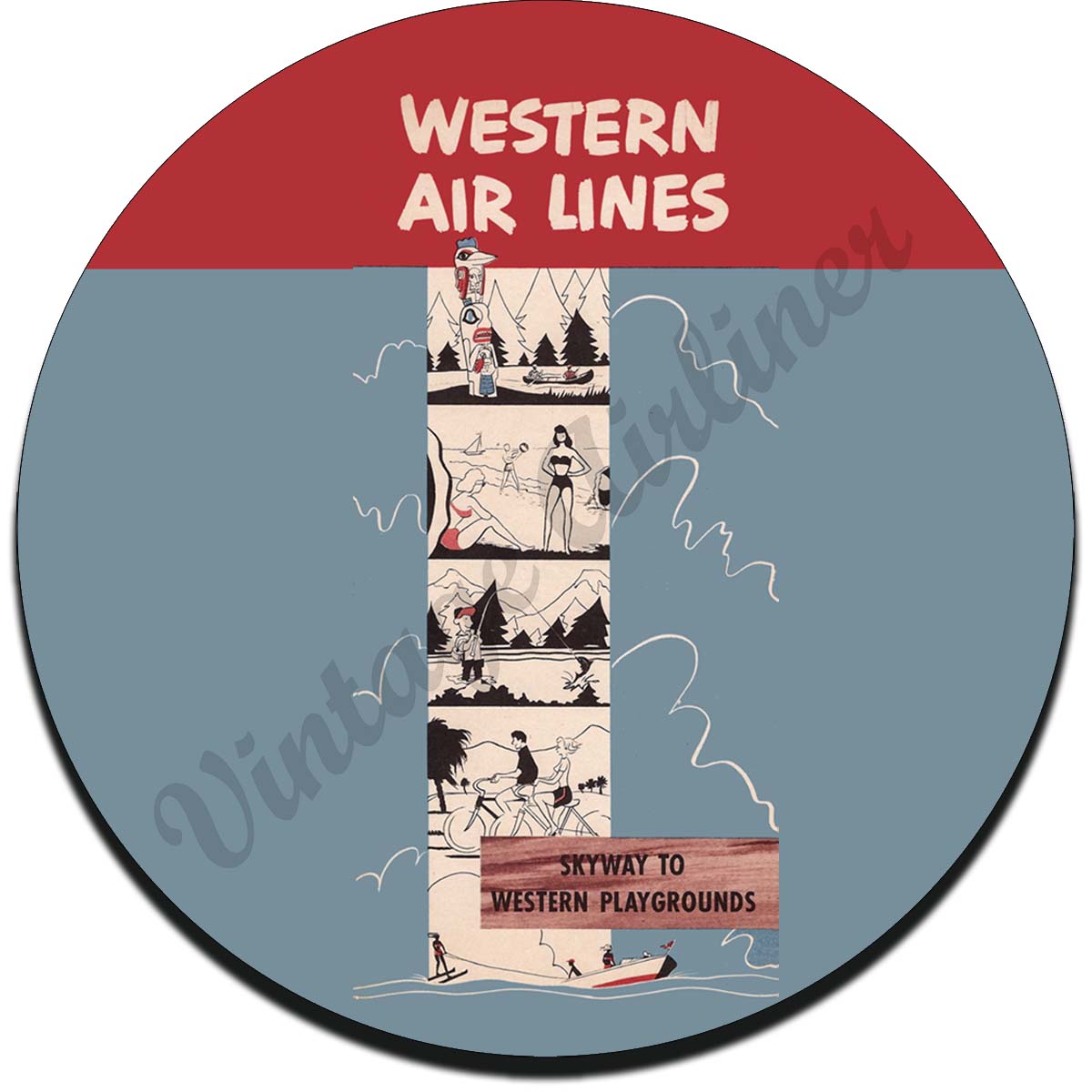 Western Airlines Skyway To Western Playgrounds Sandstone Coaster