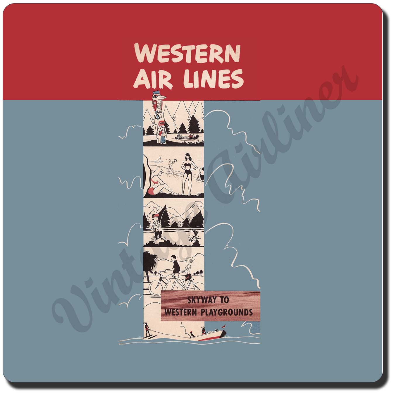 Western Airlines Skyway To Western Playgrounds Sandstone Coaster