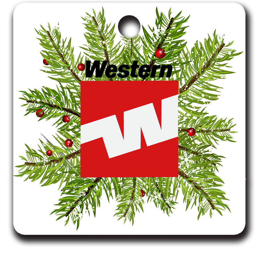 Western Airlines Last Logo Ornaments